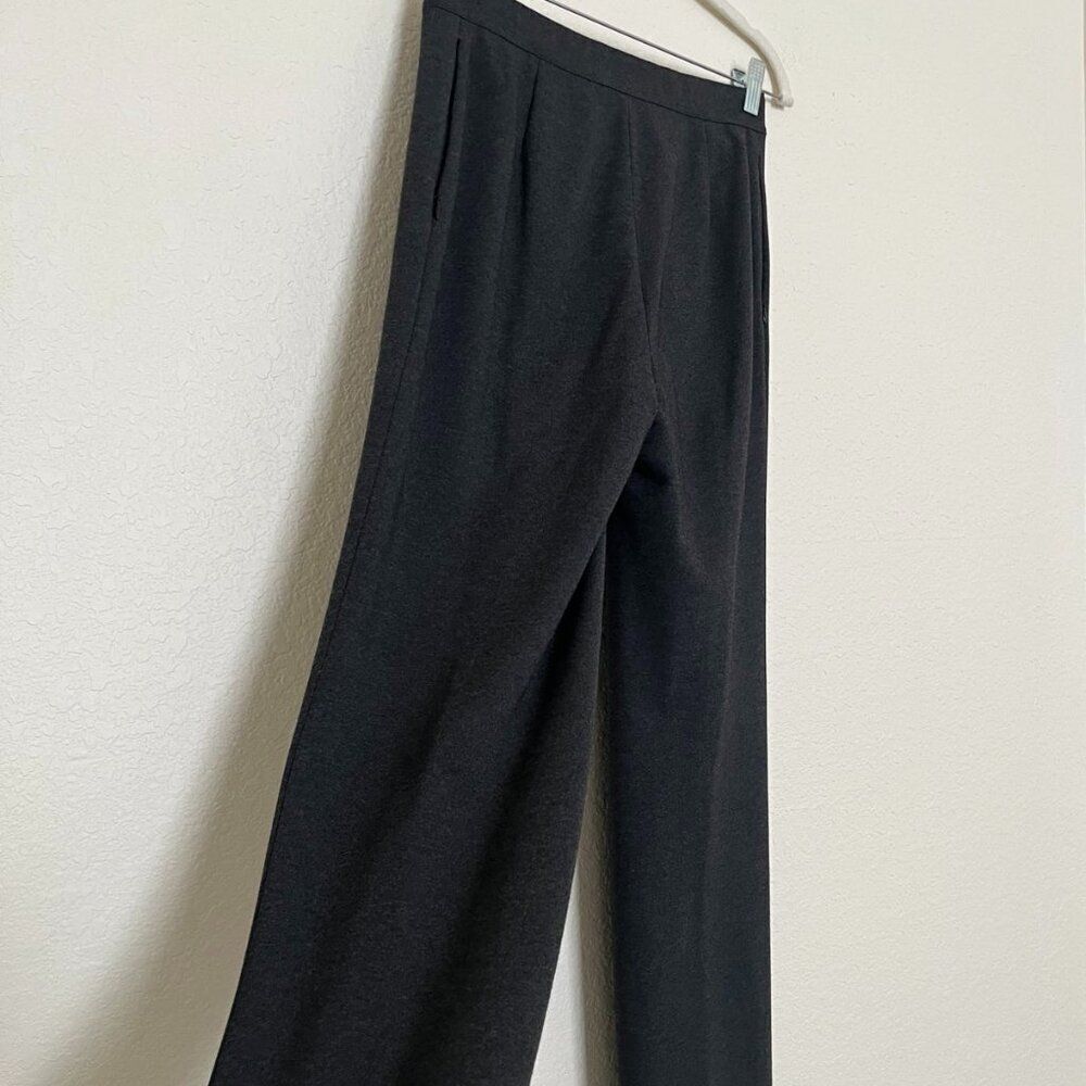 Lafayette 148 New York Grey straight knitted trousers for tall size 4 - Picture 4 of 13
